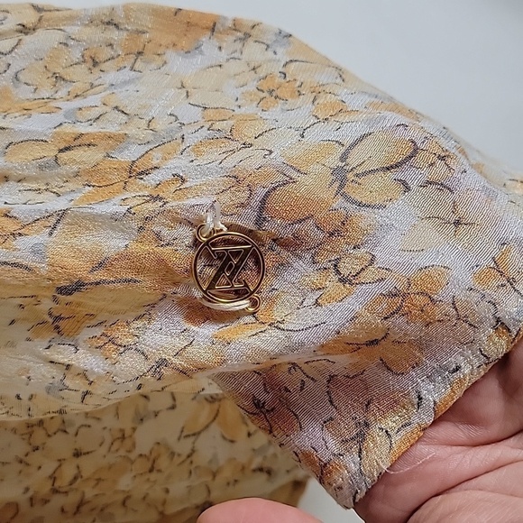 Adrienne Vittadini floral print top - Picture 7 of 8